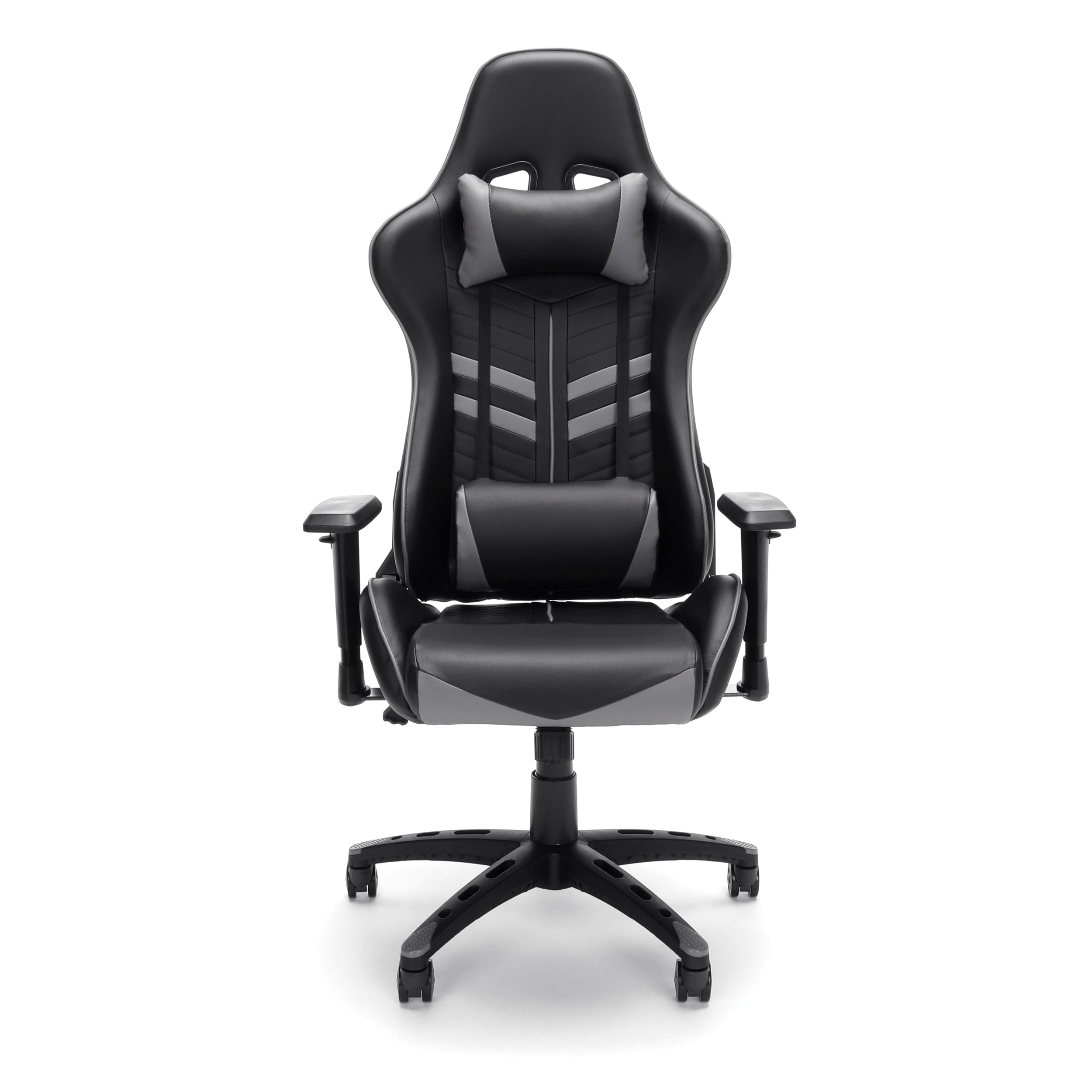 Height Adjustable Reclining Gaming Chair For Home Office Use Black and Gray