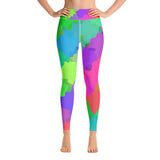 Women's Slim Fit Joint Support Yoga Leggings Color Gradient