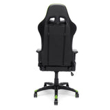 Racing Style Gaming Chair High-Quality Durable 180 Degrees Reclining For Long Hours Computer Table Use Green & Black