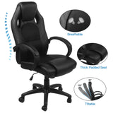 Executive Office Chair For Computer Table Use With Lumbar Support And Headrest Option