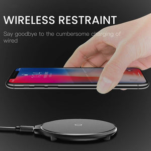 iONCT QI Wireless Charger For iPhone X 8 Plus XR XS Max For Samsung S8 S9 For Huawei Xiaomi Charging Charger Wireless Pad Dock