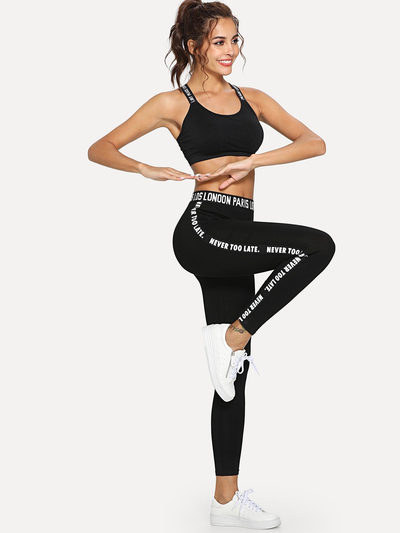 2019 Classic Stylish Legging with Tap Side