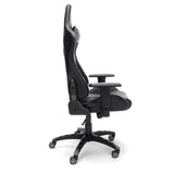 Height Adjustable Reclining Gaming Chair For Home Office Use Black and Gray