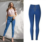 High Waist High Quality Push Up Skinny Denim Jeans For Ladies