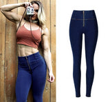 High Waist High Quality Push Up Skinny Denim Jeans For Ladies