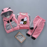 Kids Autumn To Winter Full Protecting Three Piece Full Body Tracksuit