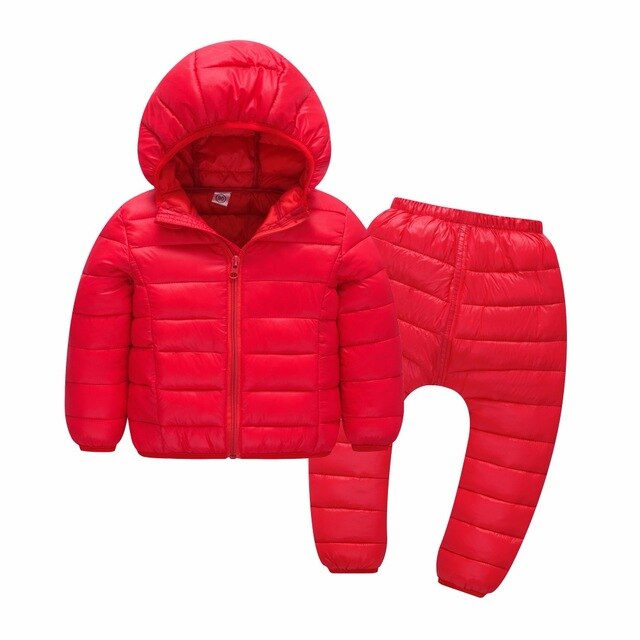 18 Months To 6Years Old Childrens Winer  Full Body Tracksuit For Winter Protection