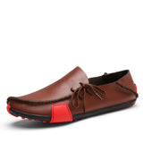 Handmade Soft Leather Slip-on Boat