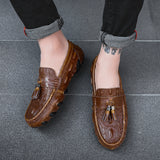 Comfortable Soft Leather Loafer Slip On Shoe