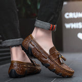 Comfortable Soft Leather Loafer Slip On Shoe