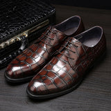 Mens Oxford Crocodile Business Shoe