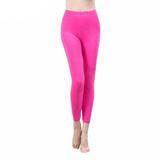 Neon Stretch Waist Female Skinny Pencil Pants Candy Color Leggings
