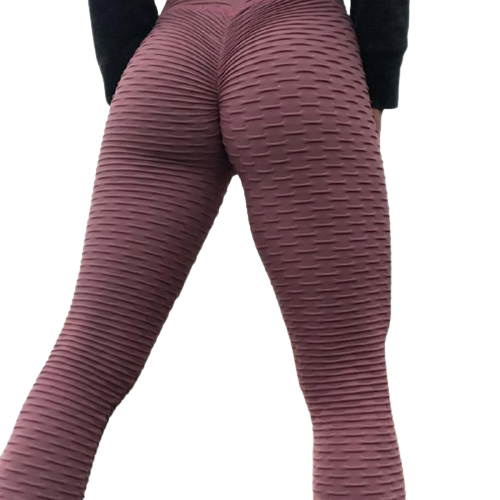 Bumps Style Put Hip Fold Elastic High Waist Legging