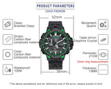 Waterproof Men Sports Casio Protrek Quartz Watch For Outdoor Driving