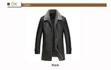 Gorgeous Looking Mens Windproof Woolen Pure Ship Skin Lather Jacket