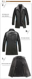 Gorgeous Looking Mens Windproof Woolen Pure Ship Skin Lather Jacket