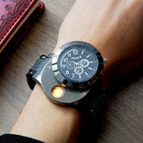 Mens USB Charging Windproof Electric Wristwatch