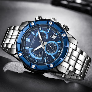 Luxury Quality Business Class Steel Waterproof Sports Watch