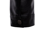 Mens Casual Stand Collar Autumn To Winter Leather Jacket