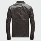 Autumn Winter Regular Bike Jackets with PU Lather