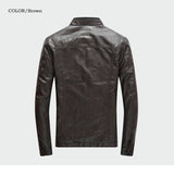 Autumn Winter Regular Bike Jackets with PU Lather