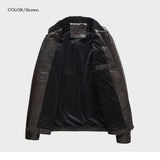 Autumn Winter Regular Bike Jackets with PU Lather