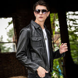 Slim Fit Mens Extra Warmer Extra Comfortable High Quality Leather Jacket