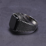 Extra Light Weight 925 Sterling Silver Vintage Mens Ring