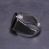 Extra Light Weight 925 Sterling Silver Vintage Mens Ring