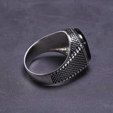 Extra Light Weight 925 Sterling Silver Vintage Mens Ring