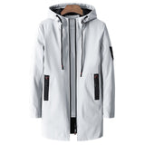 For Casual Wear To Winter Protection Men Windproof Long Trench Coat