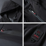 For Casual Wear To Winter Protection Men Windproof Long Trench Coat