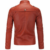 Two in One Style Pure Lather Men Gorgeous Looking Jacket