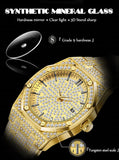 Luxury Gold Quartz Wrist Watch For Men