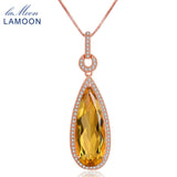 Citrine 925 Luxury Natural Sterling Silver