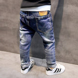 Patchwork Skinny Jeans For Small Boys From 3 To 10 Years