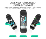 Multiple Sports Good Blood Pressure Monitoring Smart Wrist Watch Band