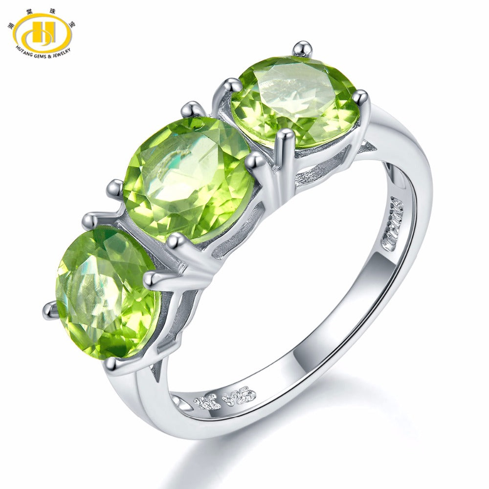 Gemstone Finest Quality Womens Wedding and Event Ring Size 4.2 Ct 925 Sterling Silver