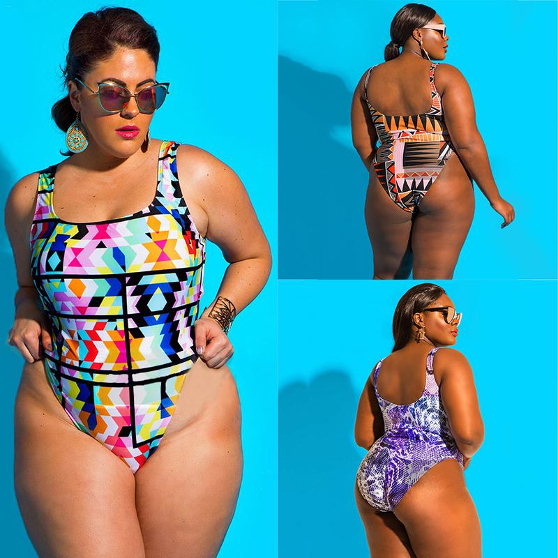 Sling Backless High Waist One Piece Extra Large Summer Swimsuit For Beachwear & Vacation