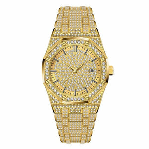 Luxury Gold Quartz Wrist Watch For Men