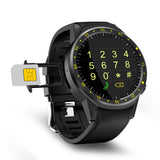 Smart Sports Wristwatch With GPS & Camera,Bluetooth,Sim Card For IOS & Android