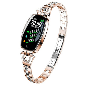 Heart Rate Monitoring Women Waterproof Smart Bluetooth Smartwatch For IOS & Android