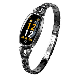 Heart Rate Monitoring Women Waterproof Smart Bluetooth Smartwatch For iOS & Android