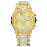 Analog Water Resistant Full Diamond Watch