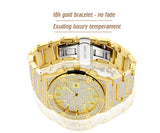 Analog Water Resistant Full Diamond Watch