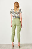 Elegant Khaki High Waist Mom Jeans For Regular Wear To Special Event