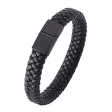 Uniquely Designed Pure Leather Men Gorgeous Bracelet