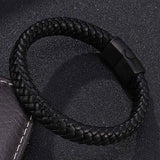 Uniquely Designed Pure Leather Men Gorgeous Bracelet