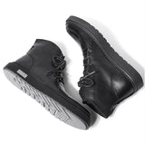 Winter Authentic Leather Lace Up Casual Trend All Season Boot