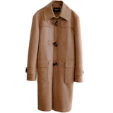 Tailored For Fine Quality Men Polyester Long Overcoat